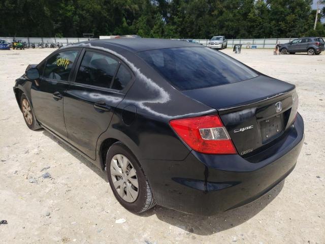 Photo 3 from auction – 2012 HONDA CIVIC LX with VIN 2HGFB2F57CH580268