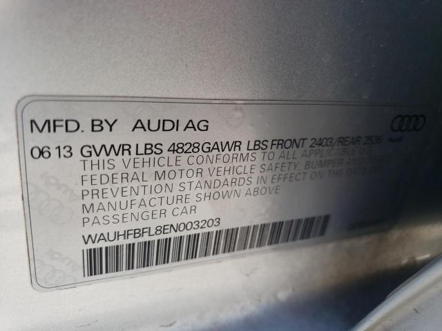 Photo 10 from auction – 2014 AUDI A4 PREMIUM with VIN WAUHFBFL8EN003203