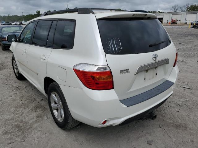 Photo 3 from auction – 2009 TOYOTA HIGHLANDER with VIN JTEDA41A392000181