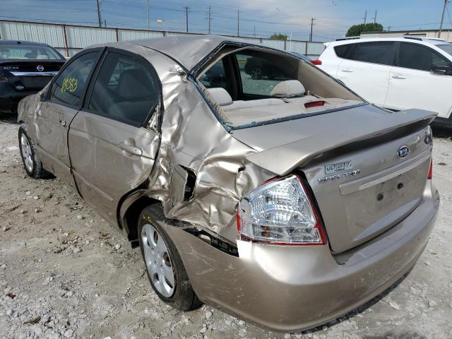 Photo 3 from auction – 2008 KIA SPECTRA EX with VIN KNAFE121985540708