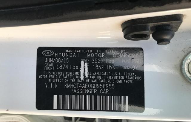 Photo 10 from auction – 2016 HYUNDAI ACCENT SE with VIN KMHCT4AE0GU956955