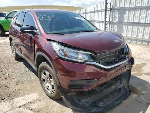 HONDA CR-V LX 2015 with VIN 2HKRM4H33FH642810 - Photo from auction