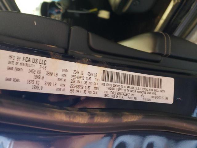 Photo 10 from auction – 2016 JEEP GRAND CHER with VIN 1C4RJFBG9GC495647
