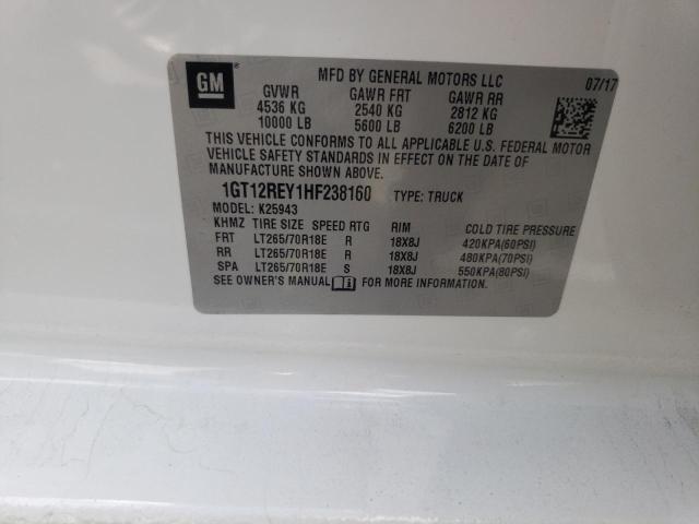 Photo 10 from auction – 2017 GMC SIERRA K25 with VIN 1GT12REY1HF238160
