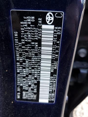 Photo 10 from auction – 2020 TOYOTA COROLLA LE with VIN 5YFEPRAE3LP097124