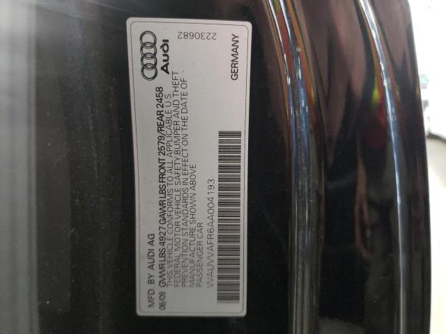 Photo 10 from auction – 2010 AUDI S5 PRESTIG with VIN WAUVVAFR6AA004193
