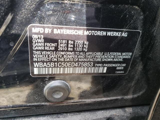 Photo 10 from auction – 2014 BMW 535 I with VIN WBA5B1C50ED475853