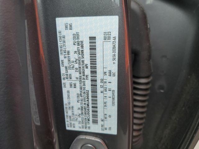 Photo 10 from auction – 2021 FORD ESCAPE SE with VIN 1FMCU0G63MUA96602