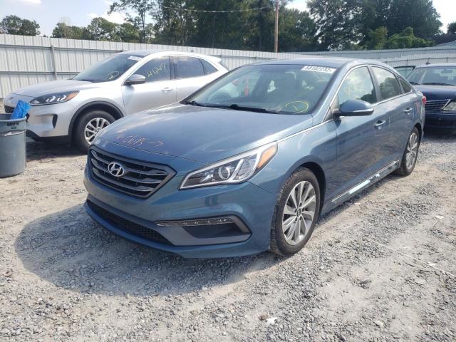 Photo 2 from auction – 2017 HYUNDAI SONATA SPO with VIN 5NPE34AF5HH460874