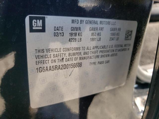 Photo 10 from auction – 2013 CADILLAC ATS with VIN 1G6AA5RA2D0156608
