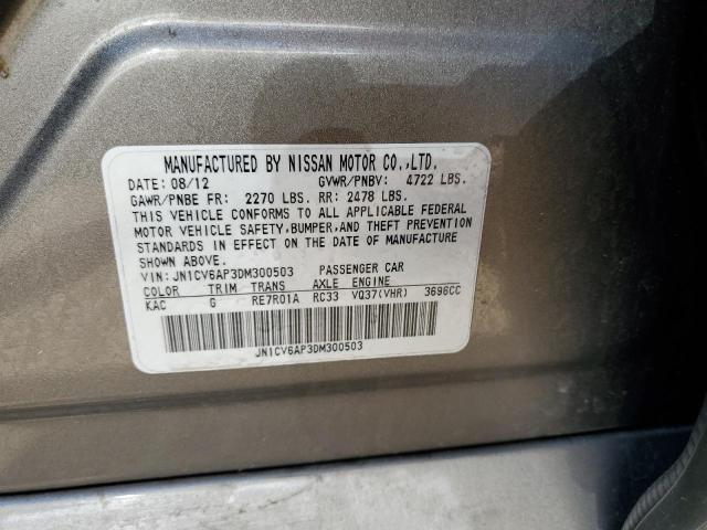Photo 10 from auction – 2013 INFINITI G37 BASE with VIN JN1CV6AP3DM300503