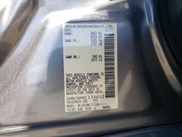Photo 10 from auction – 2016 NISSAN ALTIMA 3.5 with VIN 1N4BL3AP4GC134652