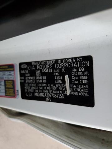 Photo 10 from auction – 2016 KIA SOUL with VIN KNDJN2A21G7387158