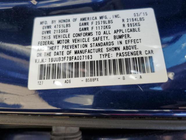 Photo 10 from auction – 2015 ACURA TLX with VIN 19UUB3F79FA007163