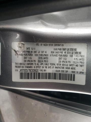 Photo 10 from auction – 2011 MAZDA CX-9 with VIN JM3TB3DV7B0305620