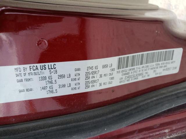 Photo 10 from auction – 2018 DODGE GRAND CARA with VIN 2C4RDGCG6JR298056