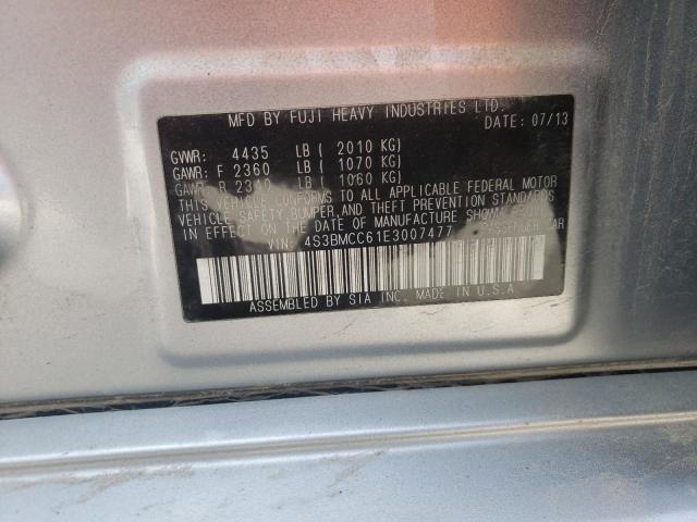 Photo 10 from auction – 2014 SUBARU LEGACY 2.5 with VIN 4S3BMCC61E3007477