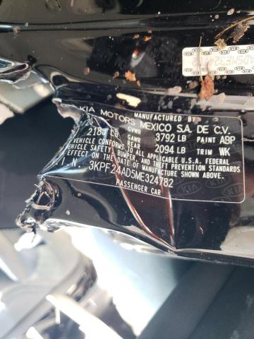 Photo 10 from auction – 2021 KIA FORTE FE with VIN 3KPF24AD5ME324782
