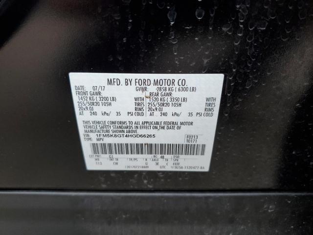 Photo 10 from auction – 2017 FORD EXPLORER S with VIN 1FM5K8GT4HGD66265