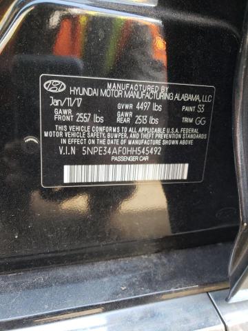 Photo 10 from auction – 2017 HYUNDAI SONATA SPO with VIN 5NPE34AF0HH545492