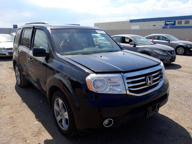 HONDA PILOT EXLN 2014 with VIN 5FNYF4H79EB025434 - Photo from auction