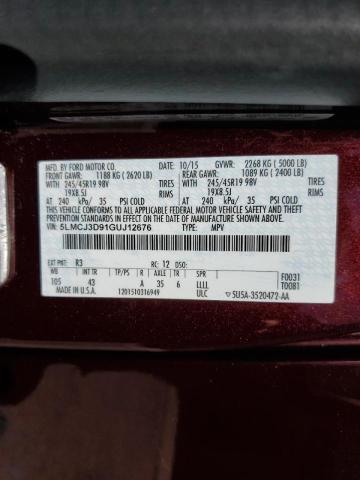 Photo 10 from auction – 2016 LINCOLN MKC RESERV with VIN 5LMCJ3D91GUJ12676