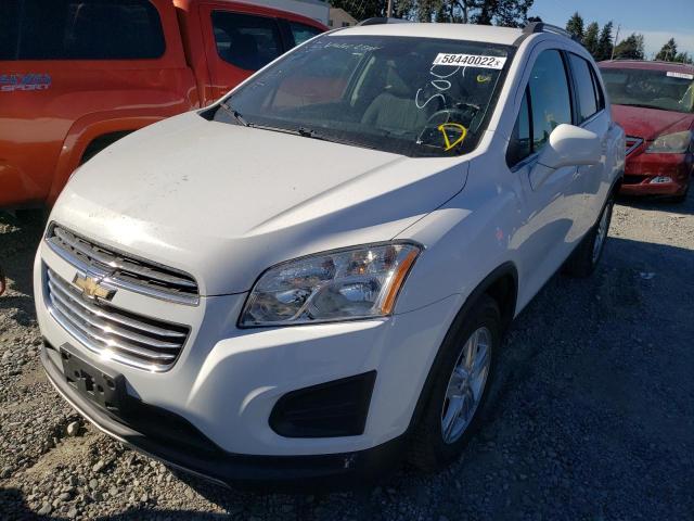 Photo 2 from auction – 2016 CHEVROLET TRAX 1LT with VIN 3GNCJLSB7GL146197
