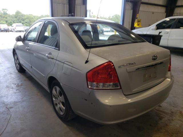Photo 3 from auction – 2007 KIA SPECTRA EX with VIN KNAFE121775424387