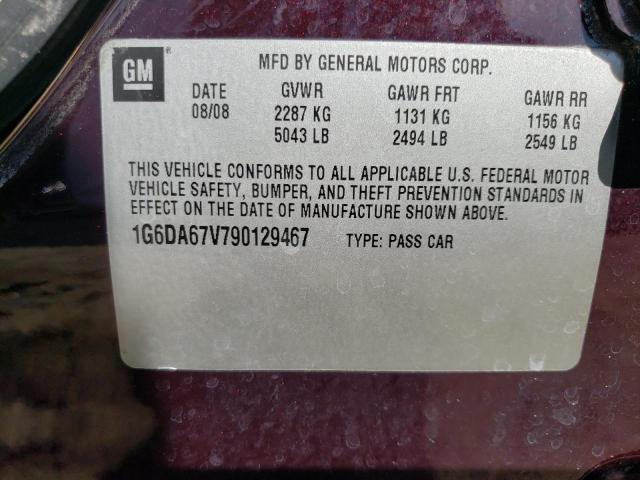 Photo 10 from auction – 2009 CADILLAC STS with VIN 1G6DA67V790129467