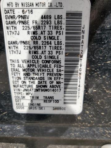 Photo 10 from auction – 2016 NISSAN ROGUE S with VIN JN8AT2MT9GW014017
