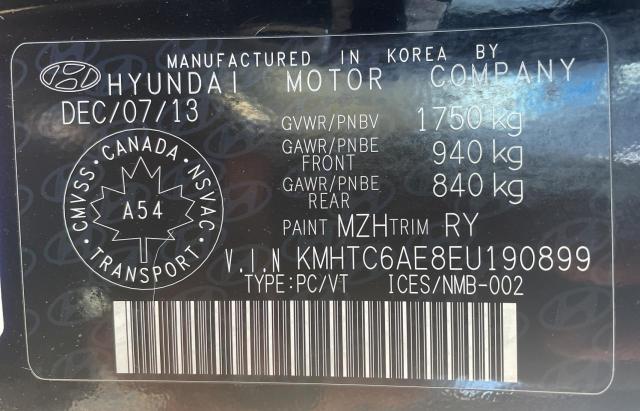 Photo 10 from auction – 2014 HYUNDAI VELOSTER T with VIN KMHTC6AE8EU190899