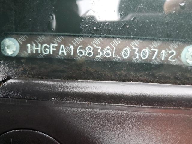 Photo 10 from auction – 2006 HONDA CIVIC EX with VIN 1HGFA16836L030712
