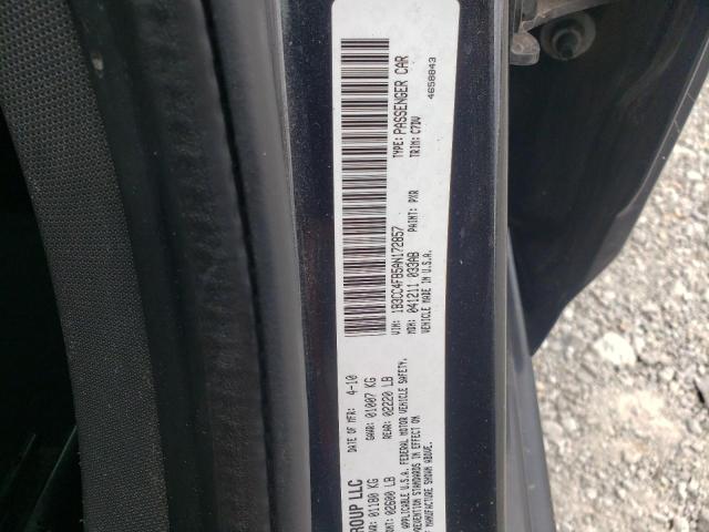 Photo 10 from auction – 2010 DODGE AVENGER SX with VIN 1B3CC4FB5AN172857