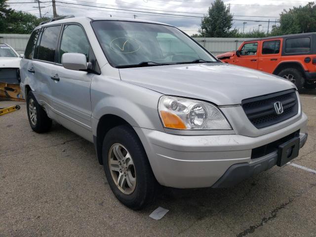 HONDA PILOT EXL 2005 with VIN 5FNYF18555B060422 - Photo from auction