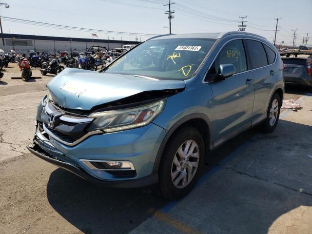 Photo 2 from auction – 2015 HONDA CR-V EXL with VIN 2HKRM3H77FH524255