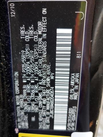Photo 10 from auction – 2011 LEXUS RX 450 with VIN JTJBC1BA6B2040874