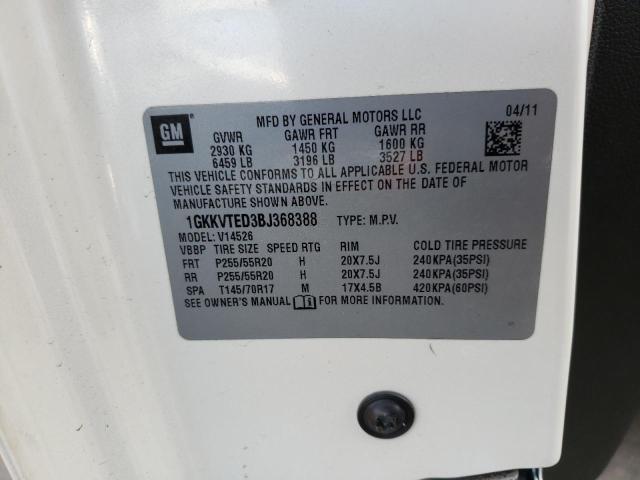 Photo 10 from auction – 2011 GMC ACADIA DEN with VIN 1GKKVTED3BJ368388