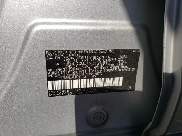 Zdjęcie 10 z aukcji – 2013 TOYOTA RAV4 LE z VIN 2T3BFREV6DW013773