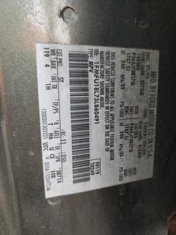 Photo 10 from auction – 2003 FORD EXPEDITION with VIN 1FMFU18L73LB60491