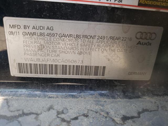 Photo 10 from auction – 2012 AUDI A3 PREMIUM with VIN WAUBJAFM0CA050673