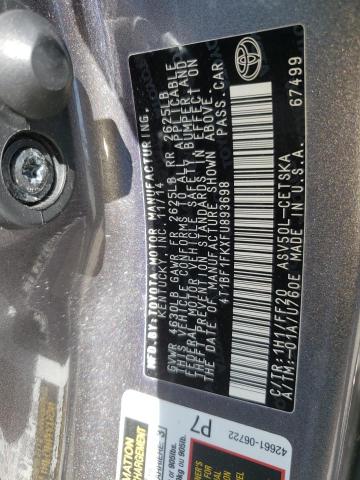Photo 10 from auction – 2015 TOYOTA CAMRY LE with VIN 4T1BF1FKXFU893698