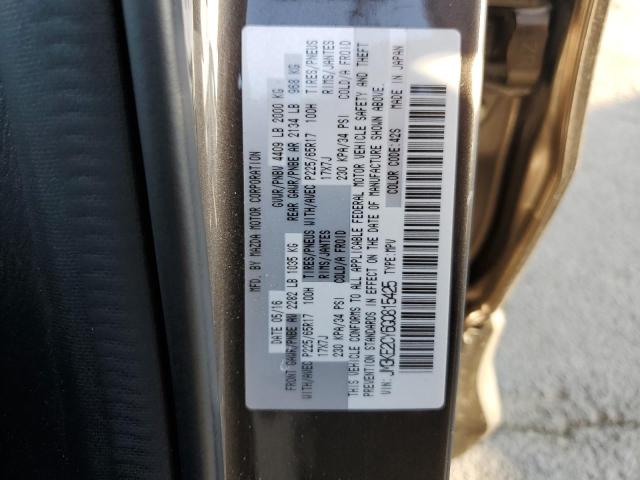 Photo 10 from auction – 2016 MAZDA CX-5 TOURI with VIN JM3KE2CY6G0815425