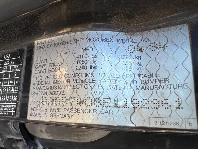 Photo 10 from auction – 1984 BMW 533 I with VIN WBADB7408E1192961
