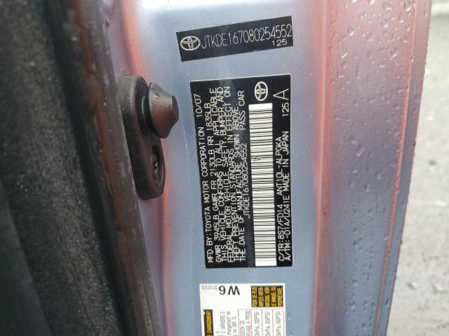 Photo 10 from auction – 2008 SCION TC with VIN JTKDE167080254552