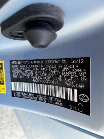 Photo 10 from auction – 2013 LEXUS ES 350 with VIN JTHBK1GG5D2000175