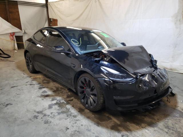 TESLA MODEL 3 2021 with VIN 5YJ3E1EC1MF035483 - Photo from auction