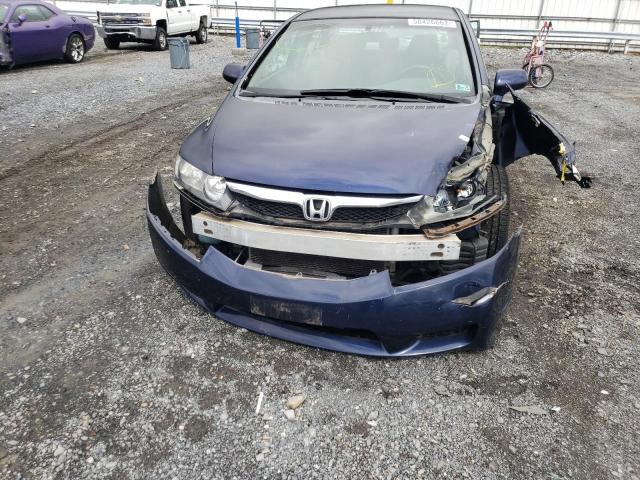 Photo 9 from auction – 2009 HONDA CIVIC LX with VIN 19XFA16539E022305