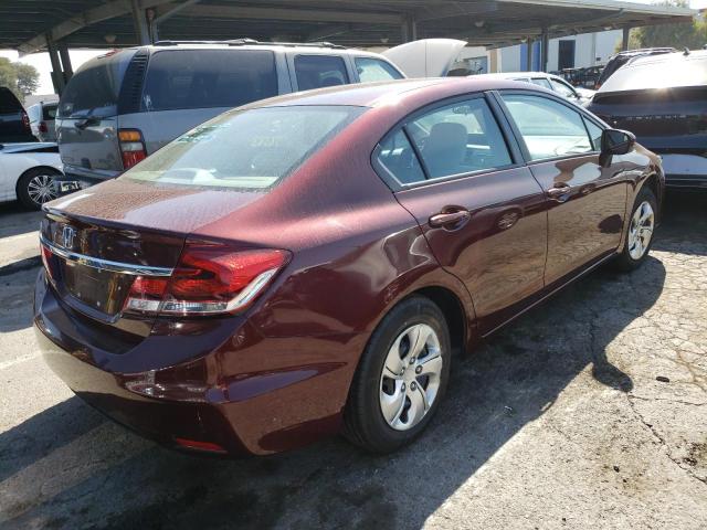 Photo 4 from auction – 2014 HONDA CIVIC LX with VIN 19XFB2F52EE266525