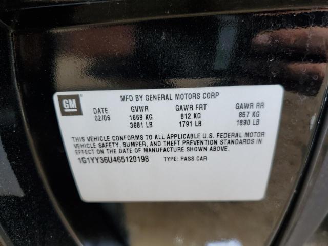 Photo 10 from auction – 2006 CHEVROLET CORVETTE with VIN 1G1YY36U465120198