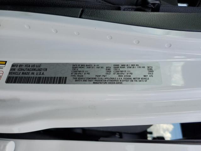 Photo 10 from auction – 2021 JEEP GLADIATOR with VIN 1C6HJTAGXML582178